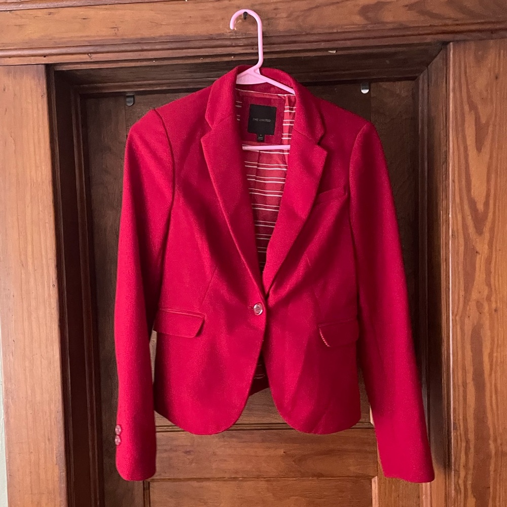 The Limited Red Blazer size small